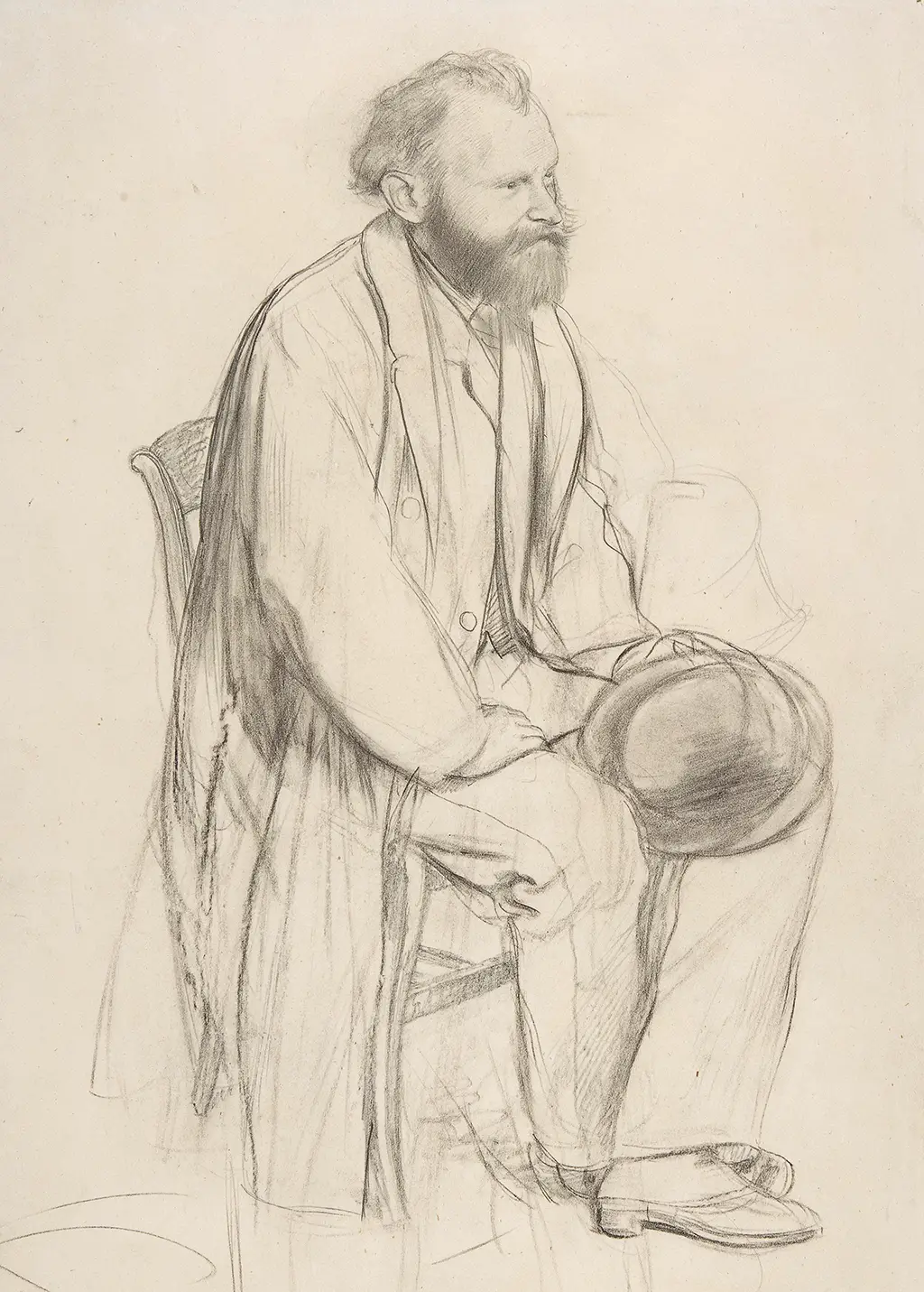 Edouard Manet Drawing in Detail